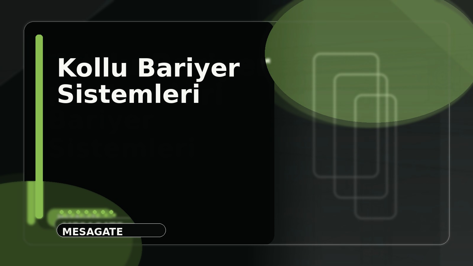 Kollu Bariyer Sistemleri